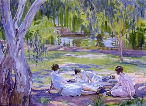 My current art crush - Hilda Rix Nicholas -1884-1961