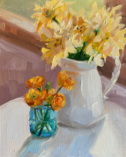 Blue Mason Jar