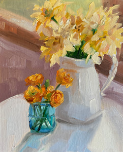 Blue Mason Jar