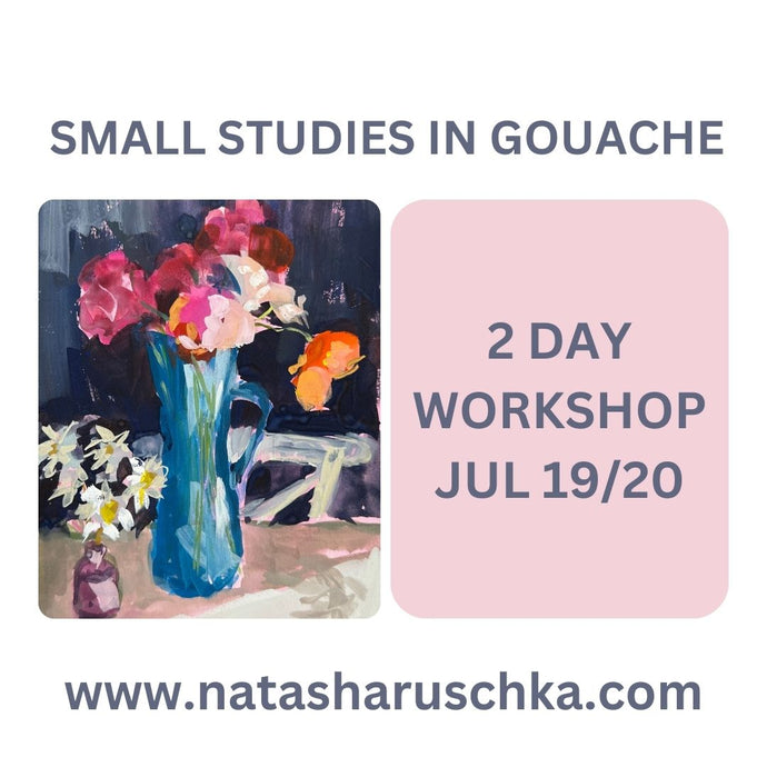 July 19/20 - Small Studies in Gouache: Discover the magic of this versatile medium