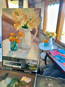Blue Mason Jar