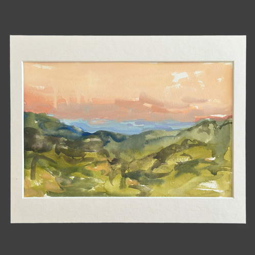 Snowy Mountain Sunset #2