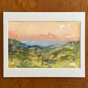Snowy Mountain Sunset #2