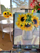 Load image into Gallery viewer, Day 24 - Sunflowers in Milk Jug