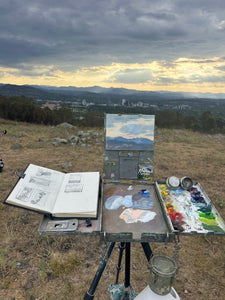 Sunset on the Brindabellas