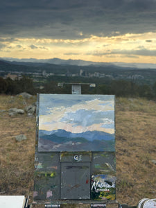 Sunset on the Brindabellas