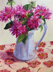 Dahlia's on Poppies