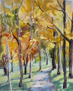Gold - Gouache - Autumn Series