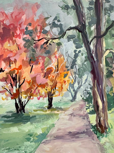 Red - Gouache - Autumn Series