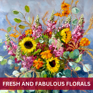 Fresh and Fabulous Florals Online Painting Class