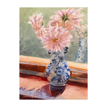 Load image into Gallery viewer, Afternoon Dahlia in Blue and White Vase