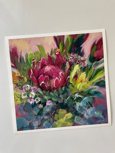 "Little Protea Bouquet” Print